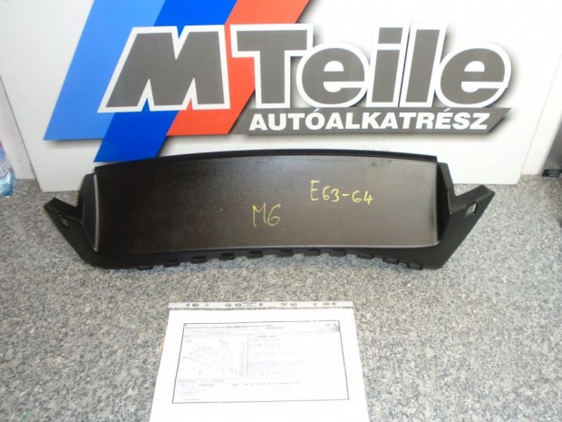 [BONTOTT, SZP LLAPOT] BMW HTS ALS BURKOLAT  E63 / M6  /  E64 /